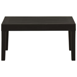 Set Divani da Giardino con Cuscini 6 pz in Plastica Grigio