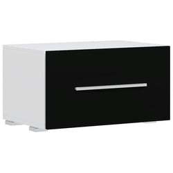 Mobili con Vetrina Parete Unità TV 5 pz con Luci LED Nero