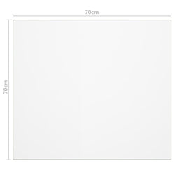 Protezione Tavolo Opaca 70x70 cm 2 mm PVC