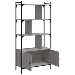 Libreria Ante Grigio Sonoma 76,5x30x154,5 cm Legno Multistrato
