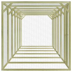 Pollaio 9x1,5x1,5 m in Acciaio