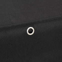 Scarpiera Nera 60x28x90 cm Tessuto
